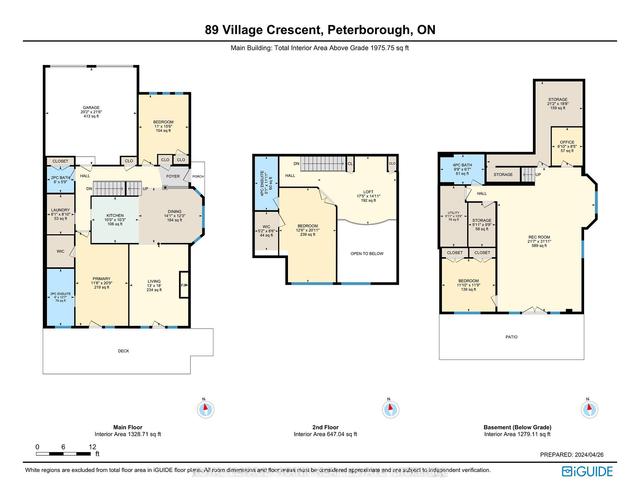 87 - 89 Village Cres, Condo with 3 bedrooms, 4 bathrooms and 4 parking in Peterborough ON | Image 35