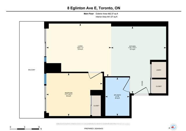 3606 - 8 Eglinton Ave E, Condo with 1 bedrooms, 1 bathrooms and 0 parking in Toronto ON | Image 21