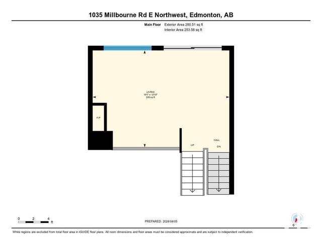 1035 Millbourne Rd E Nw, House attached with 3 bedrooms, 1 bathrooms and 2 parking in Edmonton AB | Image 38