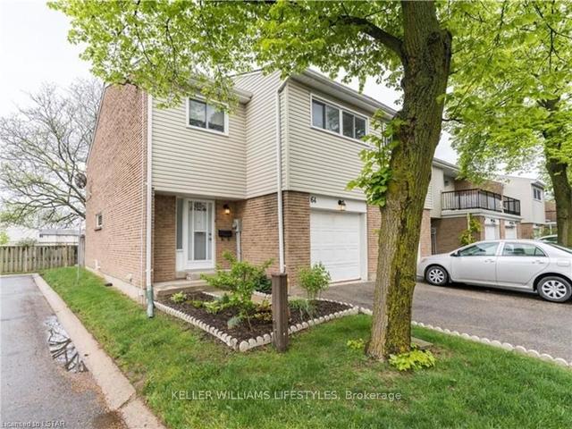 64 - 590 Millbank Dr, Townhouse with 4 bedrooms, 3 bathrooms and 2 parking in London ON | Image 1