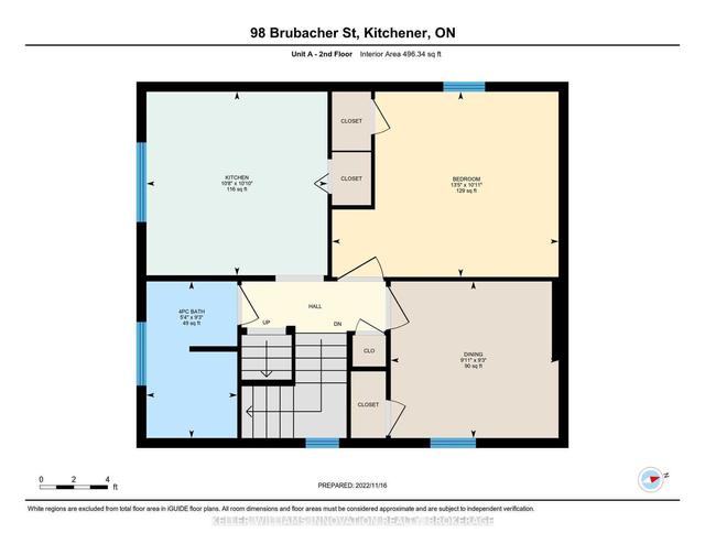 98 Brubacher St, House detached with 3 bedrooms, 2 bathrooms and 2 parking in Kitchener ON | Image 17