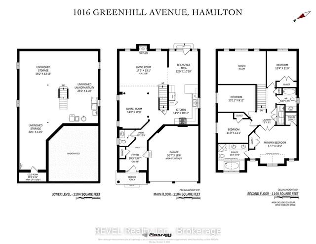 1016 Greenhill Ave, House detached with 4 bedrooms, 3 bathrooms and 4 parking in Hamilton ON | Image 32