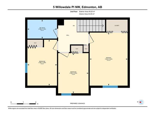 5 Willowdale Pl Nw, House attached with 3 bedrooms, 1 bathrooms and 2 parking in Edmonton AB | Image 71