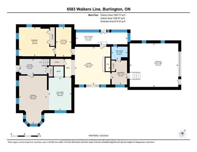6583 Walkers Line, Home with 2 bedrooms, 2 bathrooms and 12 parking in Burlington ON | Image 2