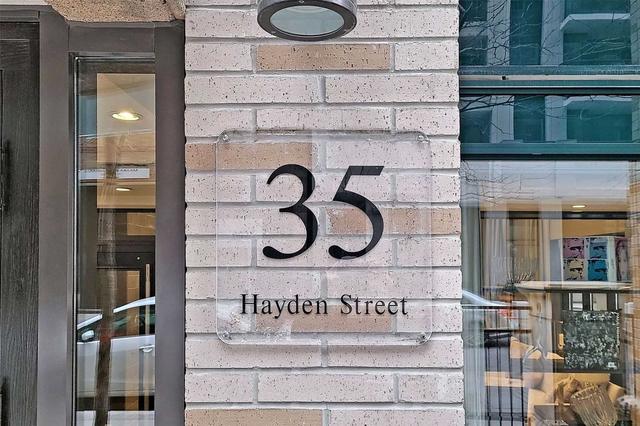 1304 - 35 Hayden St, Condo with 1 bedrooms, 1 bathrooms and 1 parking in Toronto ON | Image 30
