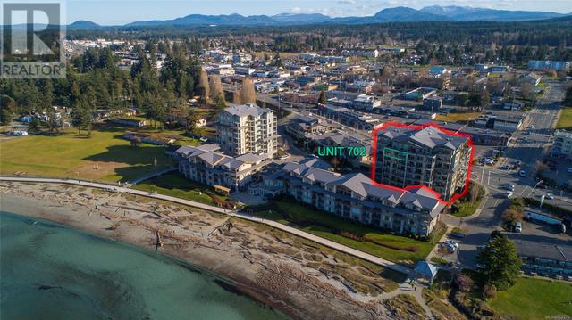 702 - 194 Beachside Dr, Condo with 2 bedrooms, 2 bathrooms and 1 parking in Parksville BC | Image 1