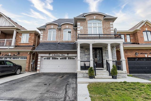 4 Mistletoe Pl, House detached with 5 bedrooms, 5 bathrooms and 6 parking in Brampton ON | Image 1
