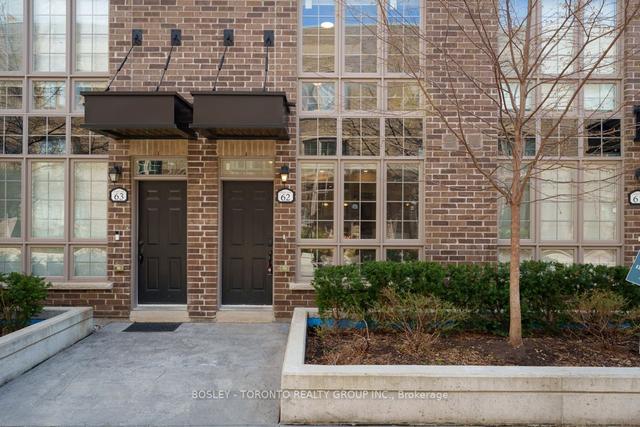 62 - 1 Elsie Ln, House attached with 3 bedrooms, 3 bathrooms and 1 parking in Toronto ON | Image 1