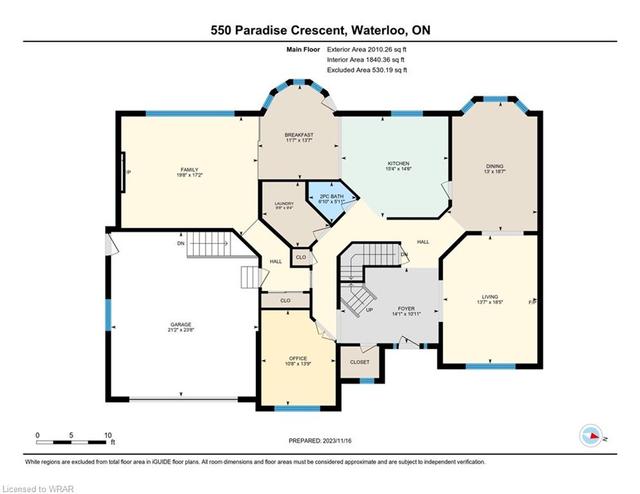 550 Paradise Crescent, House detached with 5 bedrooms, 4 bathrooms and 6 parking in Waterloo ON | Image 40