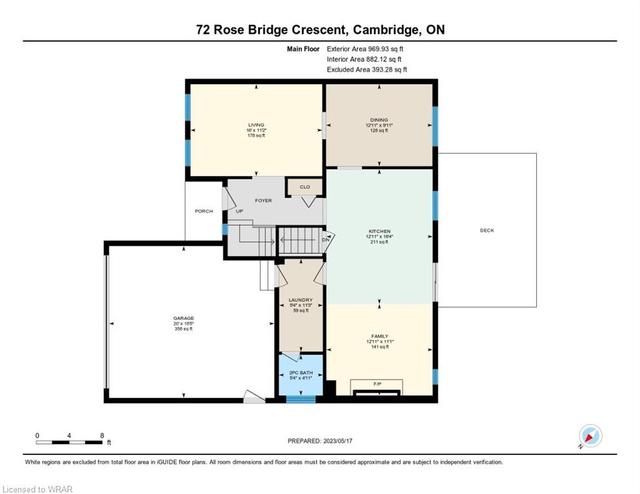72 Rose Bridge Cres, House detached with 4 bedrooms, 2 bathrooms and null parking in Cambridge ON | Image 42
