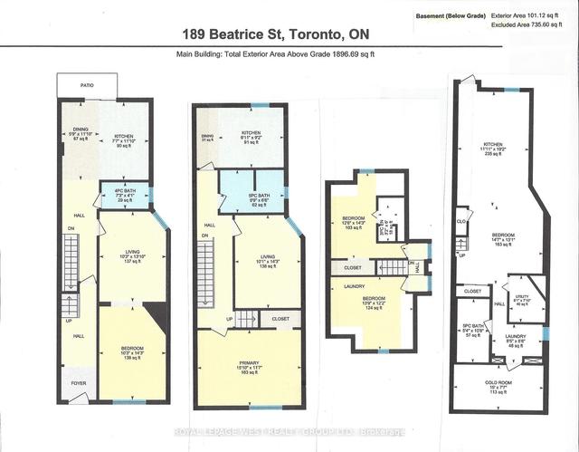 189 Beatrice St, House detached with 4 bedrooms, 4 bathrooms and 2 parking in Toronto ON | Image 35
