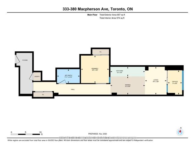 333 - 380 Macpherson Ave, Condo with 1 bedrooms, 1 bathrooms and 0 parking in Toronto ON | Image 10