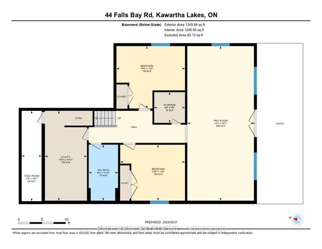 44 Falls Bay Rd, House detached with 1 bedrooms, 3 bathrooms and 6 parking in Kawartha Lakes ON | Image 35