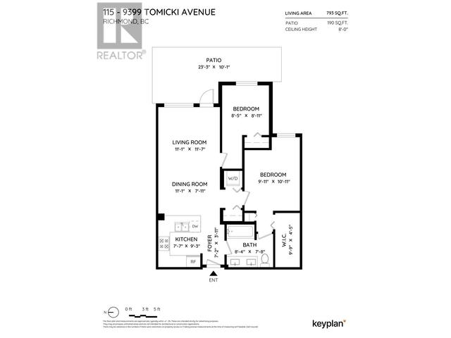 115 - 9399 Tomicki Ave, Condo with 2 bedrooms, 1 bathrooms and 1 parking in Richmond BC | Image 29