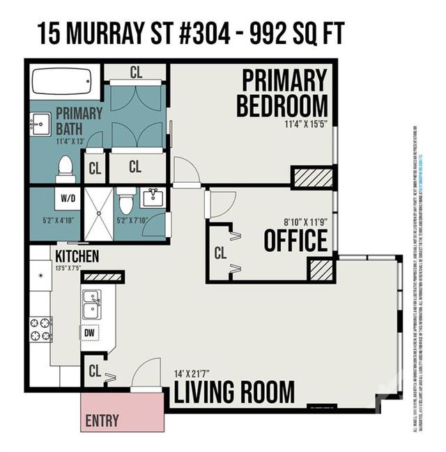 304 - 15 Murray St, Condo with 2 bedrooms, 2 bathrooms and 1 parking in Ottawa ON | Image 28