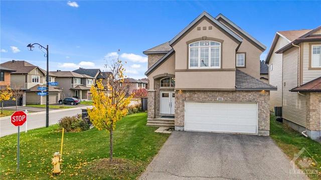 243 Balikun Heights, House detached with 4 bedrooms, 3 bathrooms and 6 parking in Ottawa ON | Image 1