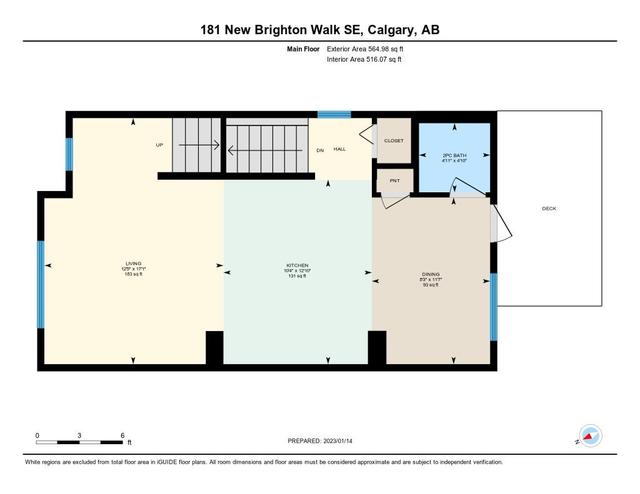 181 New Brighton Walk Se, Home with 2 bedrooms, 2 bathrooms and 2 parking in Calgary AB | Image 20
