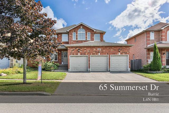 65 Summerset Dr, House detached with 4 bedrooms, 4 bathrooms and 7 parking in Barrie ON | Image 1