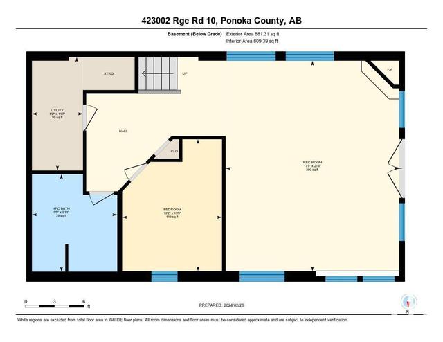 37 - 423002 Rge Rd 10, House detached with 2 bedrooms, 2 bathrooms and null parking in Ponoka County AB | Image 32