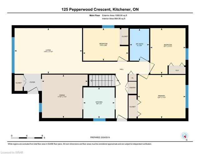 125 Pepperwood Cres, House detached with 4 bedrooms, 2 bathrooms and 4 parking in Kitchener ON | Image 41