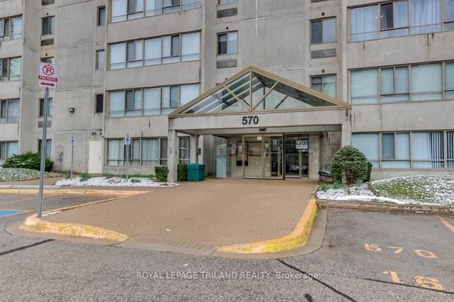 804 - 570 Proudfoot Lane, Condo with 2 bedrooms, 2 bathrooms and 1 parking in London ON | Image 1