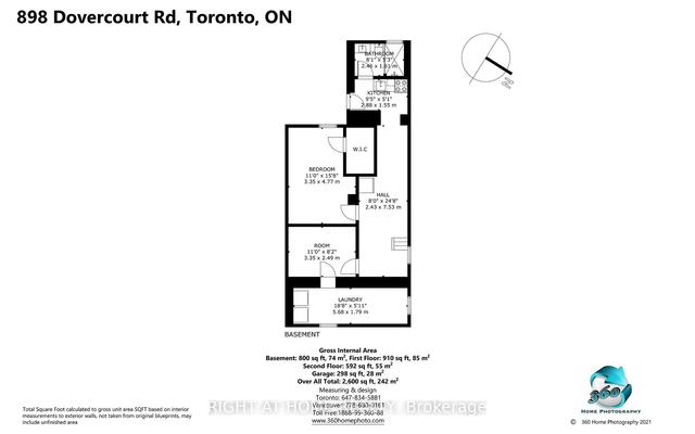 898 Dovercourt Rd, House detached with 3 bedrooms, 3 bathrooms and 2 parking in Toronto ON | Image 21