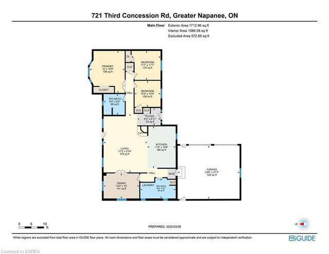 721 3rd Concession Rd, House detached with 3 bedrooms, 2 bathrooms and 10 parking in Greater Napanee ON | Image 46