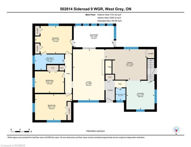 502814 - 502814 9th Sideroad Wgr, House detached with 3 bedrooms, 1 bathrooms and 20 parking in West Grey ON | Image 46