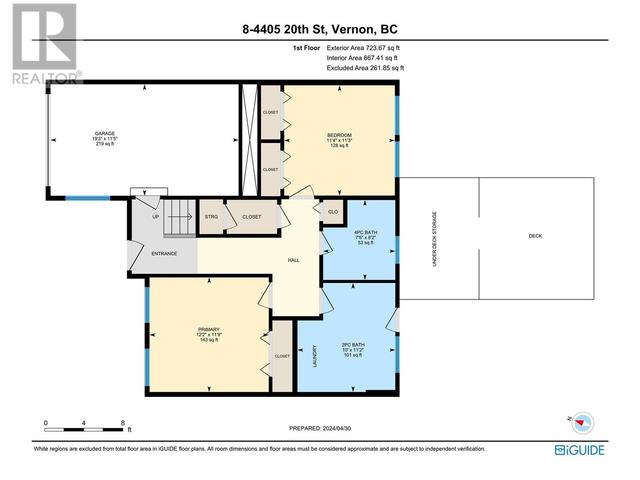 4405 - 20 Street Unit# 8, House attached with 2 bedrooms, 1 bathrooms and 3 parking in Vernon BC | Image 38