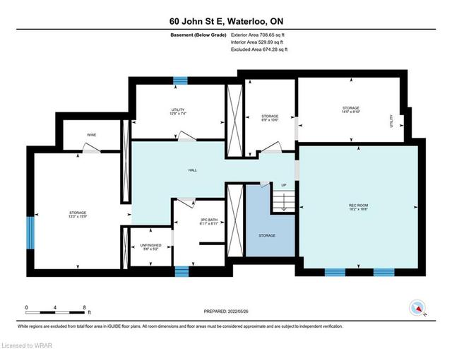 60 John Street E, House detached with 4 bedrooms, 3 bathrooms and 5 parking in Waterloo ON | Image 41