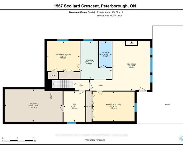 1567 Scollard Cres, House detached with 4 bedrooms, 3 bathrooms and 5 parking in Peterborough ON | Image 28