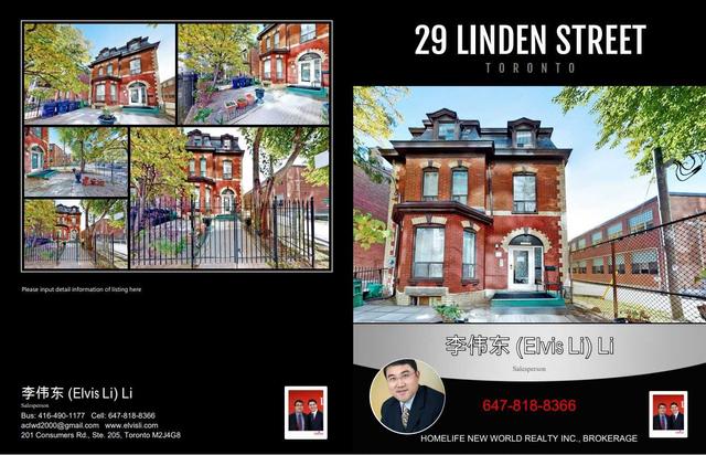 29 Linden St, House detached with 7 bedrooms, 9 bathrooms and 6 parking in Toronto ON | Image 33