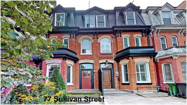 77 Sullivan St, House attached with 5 bedrooms, 3 bathrooms and 2 parking in Toronto ON | Image 1