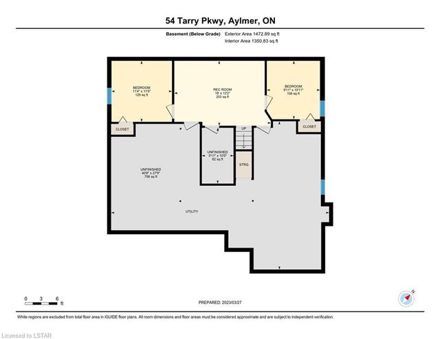 54 Tarry Parkway Parkway, House detached with 2 bedrooms, 1 bathrooms and null parking in Aylmer ON | Image 46