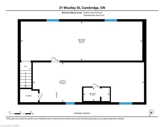 31 Woolley St, House detached with 3 bedrooms, 2 bathrooms and null parking in Cambridge ON | Image 42