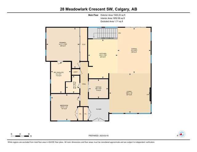 28 Meadowlark Crescent Sw, House detached with 4 bedrooms, 3 bathrooms and 2 parking in Calgary AB | Image 44