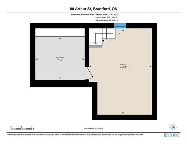 80 Arthur St, House detached with 3 bedrooms, 2 bathrooms and 6 parking in Brantford ON | Image 35