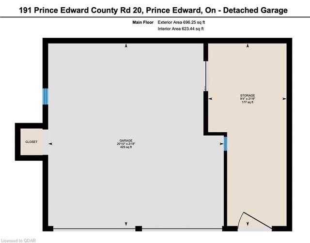 191 County Rd 20, House detached with 3 bedrooms, 1 bathrooms and null parking in Prince Edward County ON | Image 46
