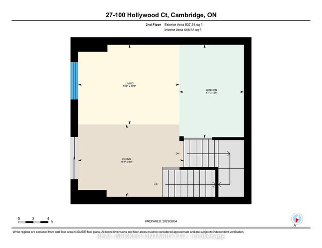 27 - 100 Hollywood Crt, House attached with 2 bedrooms, 2 bathrooms and 2 parking in Cambridge ON | Image 18