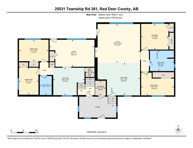 25531 Township Road 381, House other with 5 bedrooms, 2 bathrooms and null parking in Red Deer County AB | Image 43