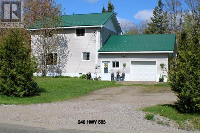 240 Hwy 563, House detached with 3 bedrooms, 1 bathrooms and null parking in Algoma, Unorganized, North Part ON | Image 1