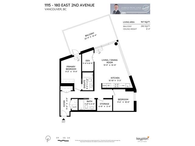 1115 - 180 E 2nd Avenue, Condo with 2 bedrooms, 2 bathrooms and 2 parking in Vancouver BC | Image 40