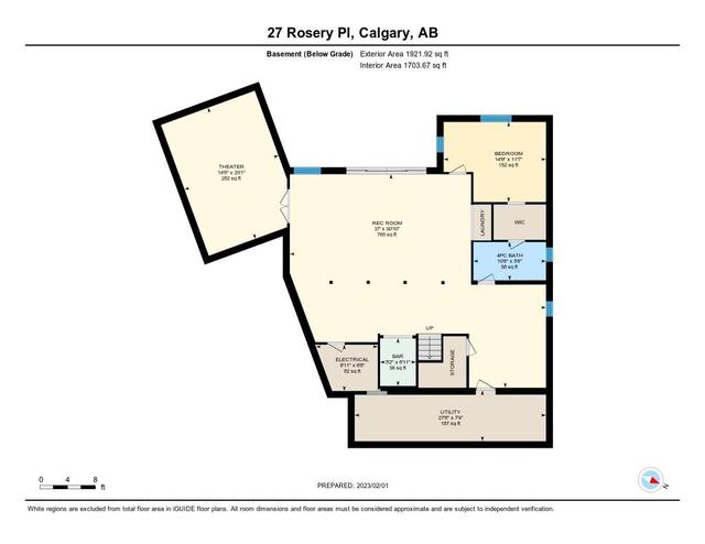27 Rosery Place Nw, House detached with 5 bedrooms, 5 bathrooms and 6 parking in Calgary AB | Image 43