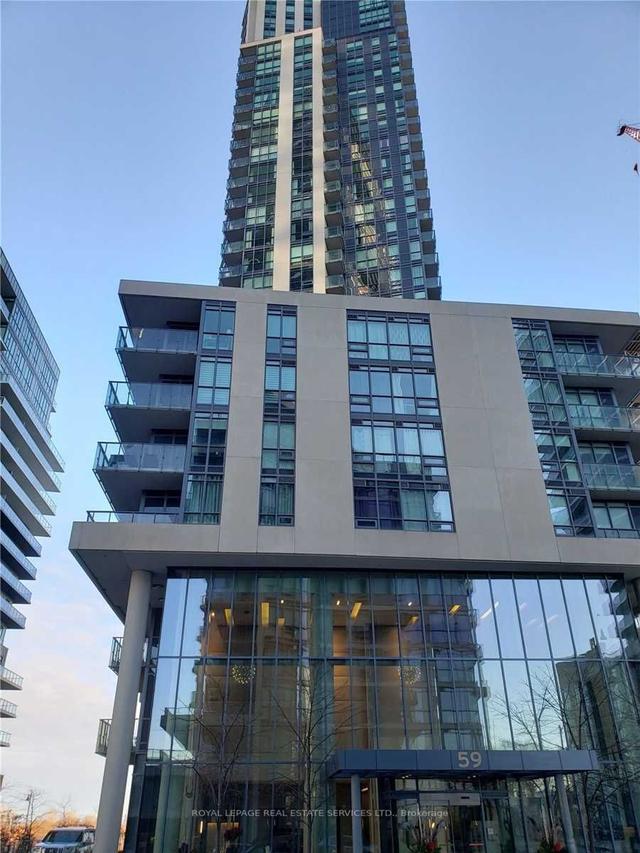 910 - 59 Annie Craig Dr, Condo with 1 bedrooms, 1 bathrooms and 1 parking in Toronto ON | Image 1
