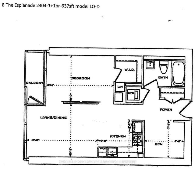 2404 - 8 The Esplanade, Condo with 1 bedrooms, 1 bathrooms and 1 parking in Toronto ON | Image 7