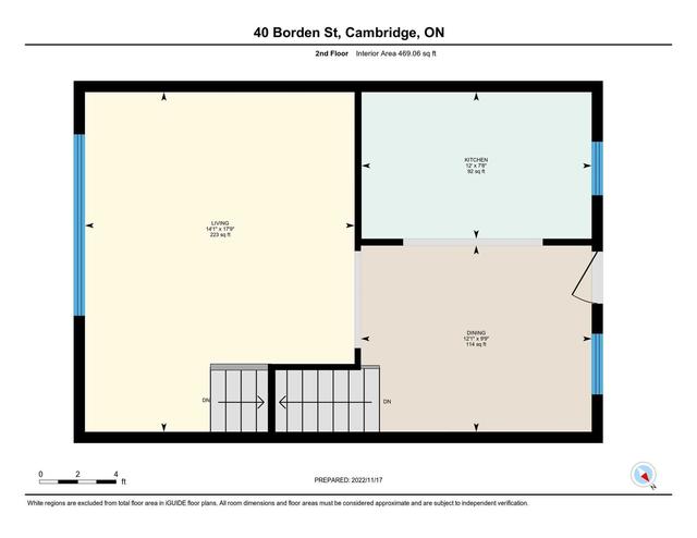 40 Borden St, House detached with 3 bedrooms, 1 bathrooms and 12 parking in Cambridge ON | Image 22