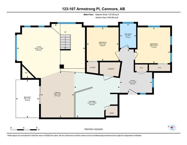123 - 107 Armstrong Place, Condo with 3 bedrooms, 2 bathrooms and 2 parking in Canmore AB | Image 44