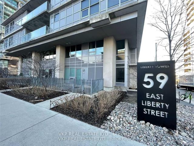 th 111 - 59 East Liberty St, Townhouse with 1 bedrooms, 2 bathrooms and 1 parking in Toronto ON | Image 1