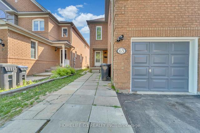 63 Clover Bloom Rd, House semidetached with 3 bedrooms, 3 bathrooms and 3 parking in Brampton ON | Image 23