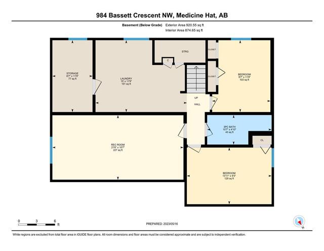 984 Bassett Crescent Nw, House detached with 4 bedrooms, 2 bathrooms and 2 parking in Medicine Hat AB | Image 32